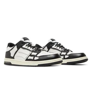 AMIRI Skel Top Low Black White