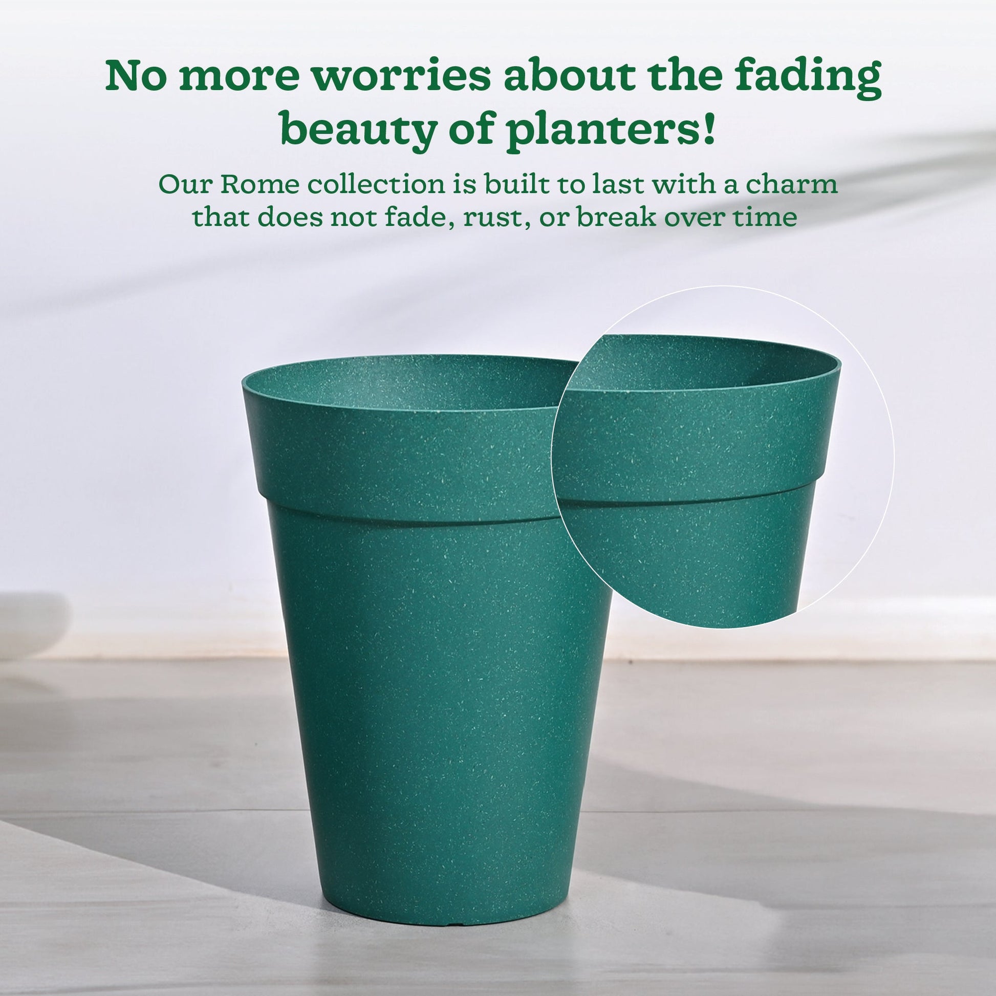 Roma Plastic Planter