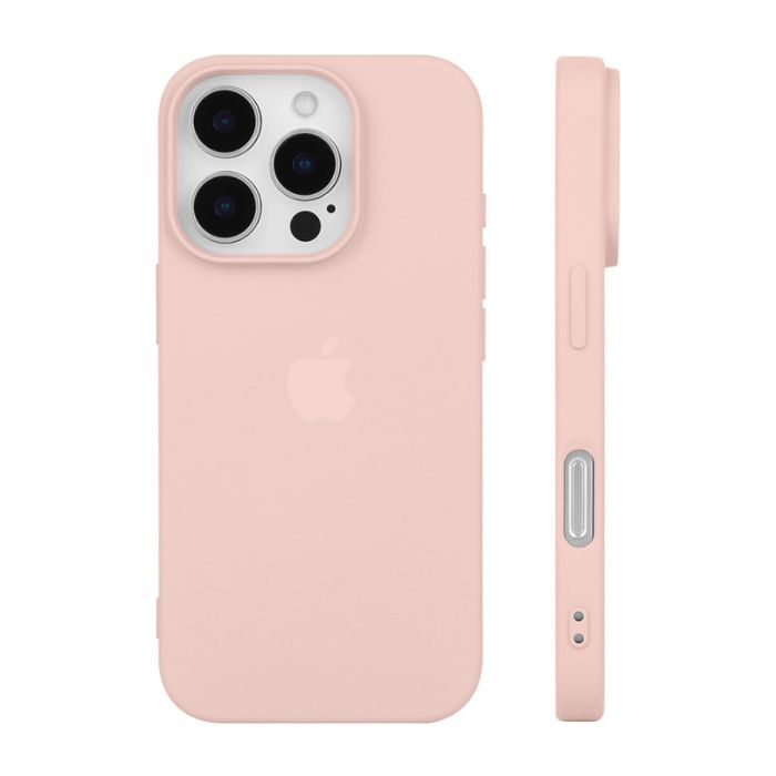 iPhone 16 Pro Max Silicone Case - Light Pink