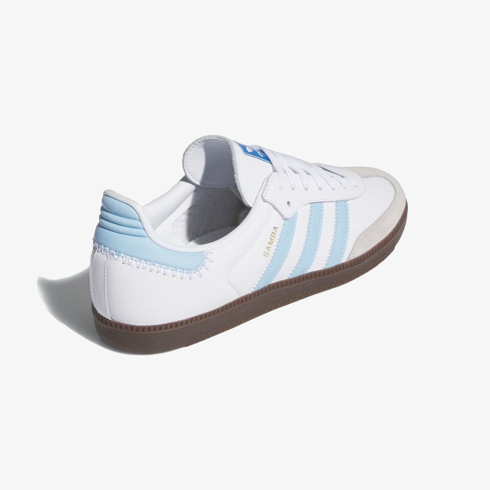 ADIDAS ORIGINALS | SAMBA OG { CLOUD WHITE/CLEAR SKY/BLUE