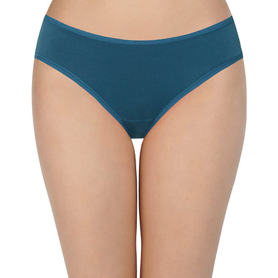 Solid Low Rise Assorted Bikini Panties (Pack of 2 Colors & Prints May Vary)