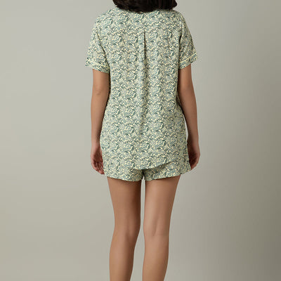 Sleep Shorts Set - Forest Print