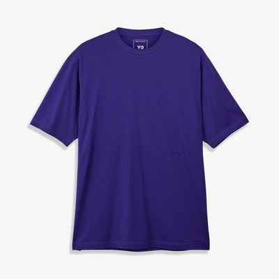 Y-3 | BOXY SHORT SLEEVE TEE { COLLEGIATE PURPLE