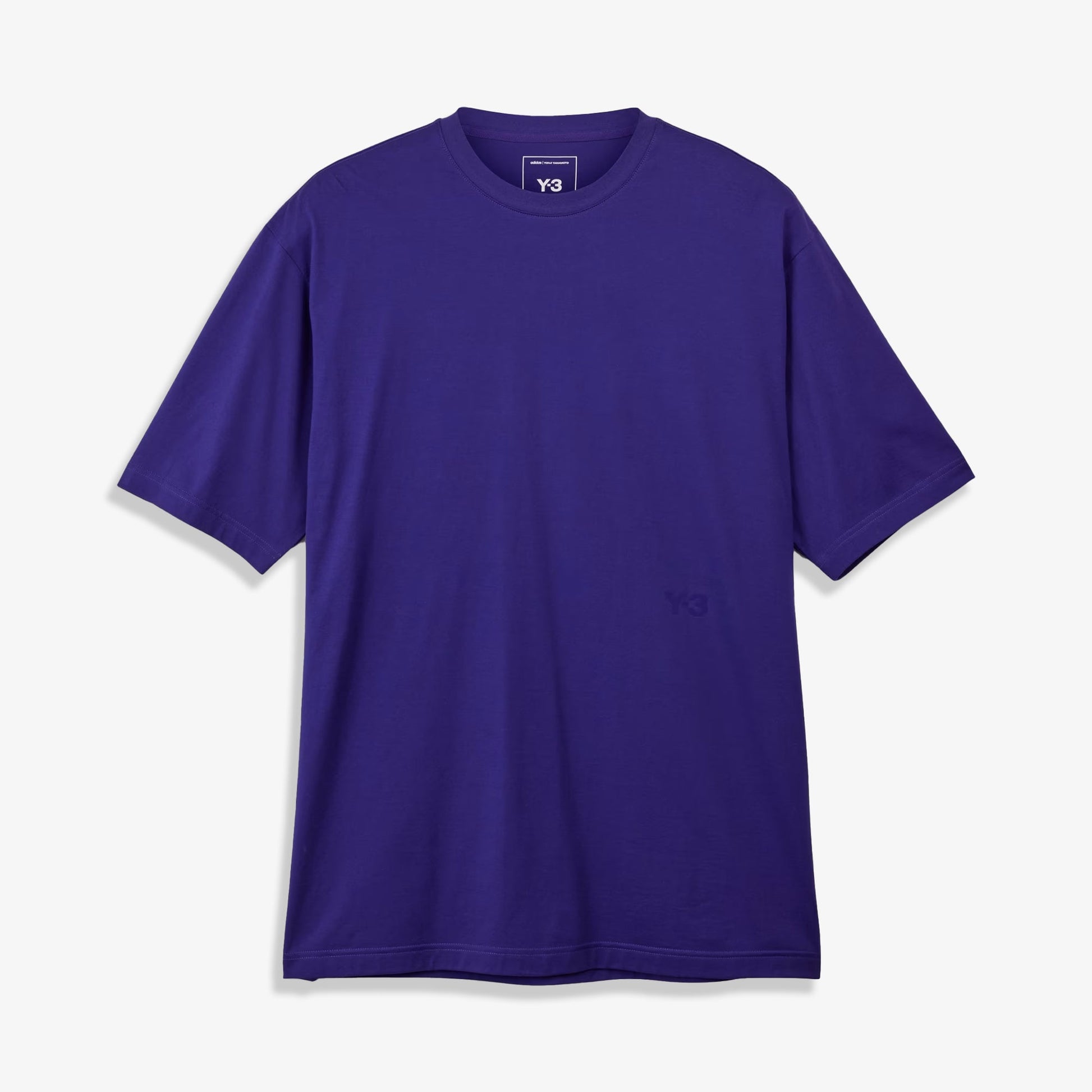 Y-3 | BOXY SHORT SLEEVE TEE { COLLEGIATE PURPLE