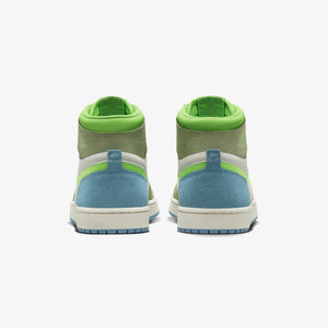 Jordan | AIR JORDAN 1 ZOOM CMFT 2  { CERULEAN/GREEN STRIKE-OIL GREEN-PHANTOM