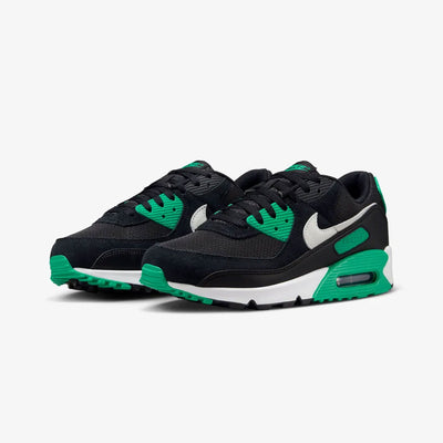 NIKE | AIR MAX 90 { BLACK/WHITE-STADIUM GREEN