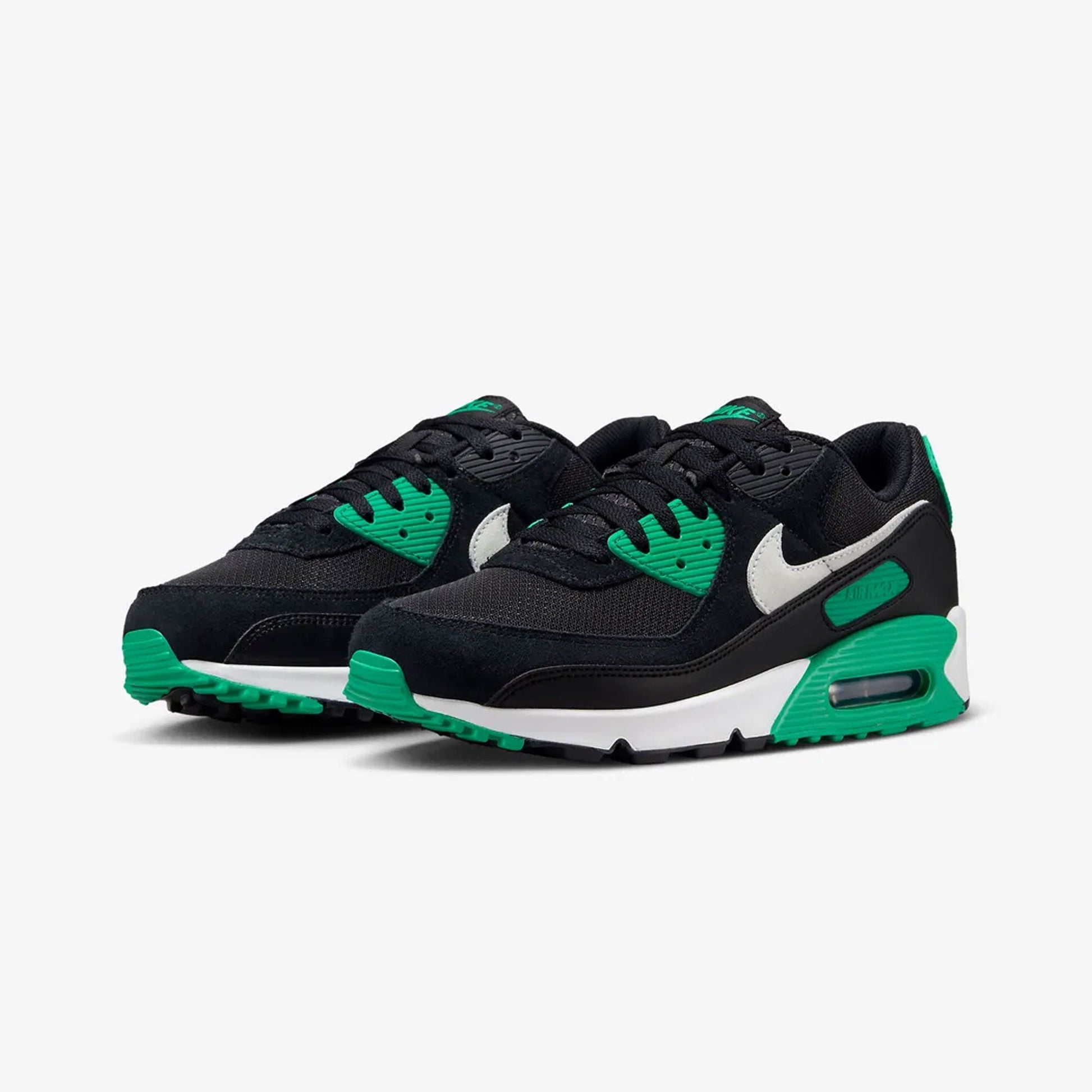 NIKE | AIR MAX 90 { BLACK/WHITE-STADIUM GREEN