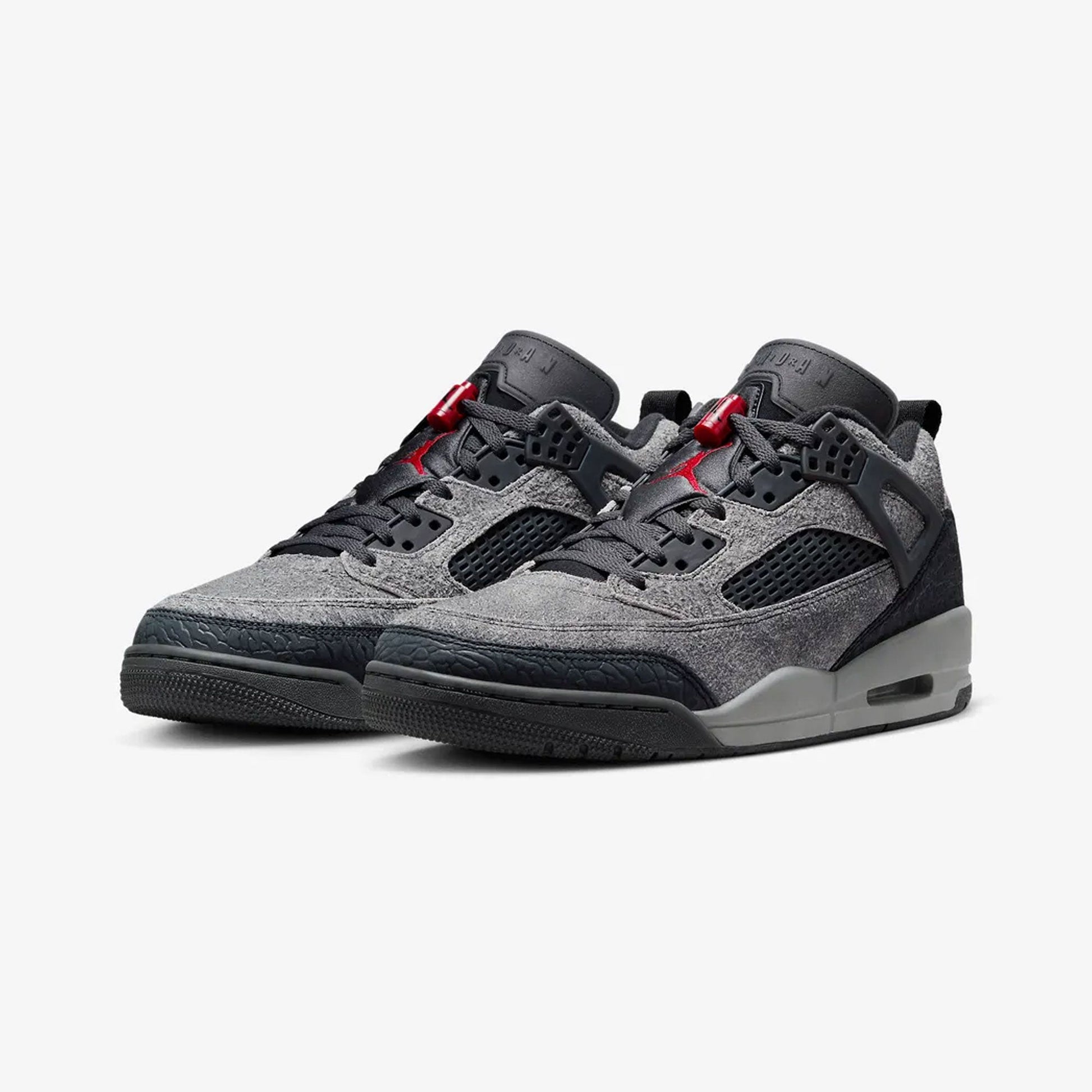JORDAN | SPIZIKE LOW { ANTHRACITE/GYM RED-BLACK
