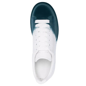 Alexander Mcqueen Oversized Two-Tone White Emerald Green