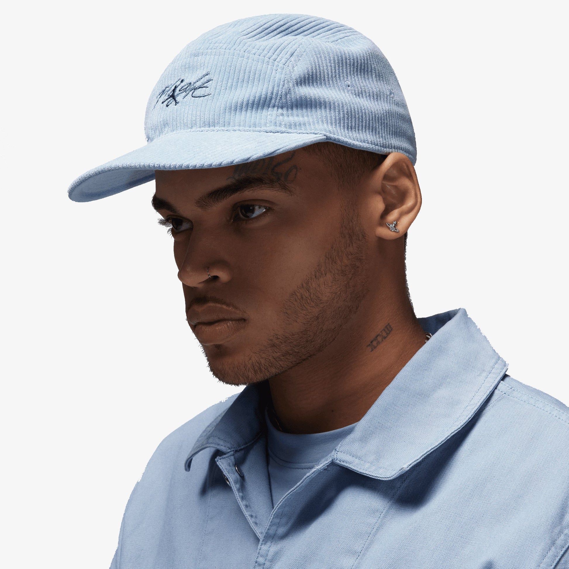 Jordan | JUMPMAN HAT  { BLUE GREY/INDUSTRIAL BLUE
