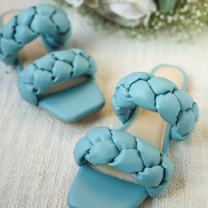 Blue Heron Braided Flats