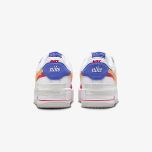 Nike | AIR FORCE 1 SHADOW  { WHITE/SUNDIAL-SIREN RED-PHOTON DUST