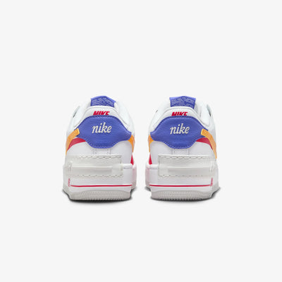 Nike | AIR FORCE 1 SHADOW  { WHITE/SUNDIAL-SIREN RED-PHOTON DUST