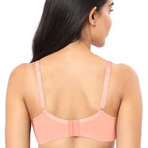 Lace Concealer Non-padded Non-wired Bra - Impatiens Pink