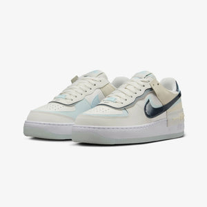 NIKE | AIR FORCE 1 SHADOW { SAIL/ARMORY NAVY-GLACIER BLUE