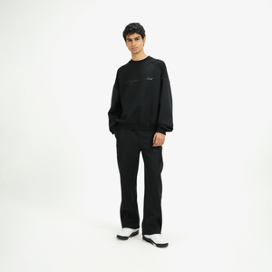 Superkicks | SIGNATURE SWEATSHIRT { MIDNIGHT BLACK