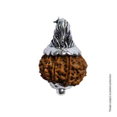 Adiyogi Pendant (11 Mukhi Nepali Rudraksha) With Chain