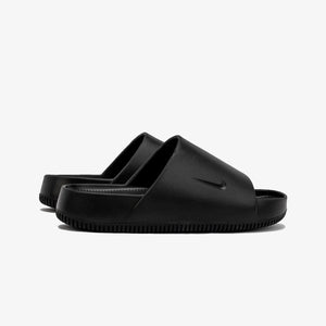 Nike | CALM SLIDES  { BLACK/BLACK