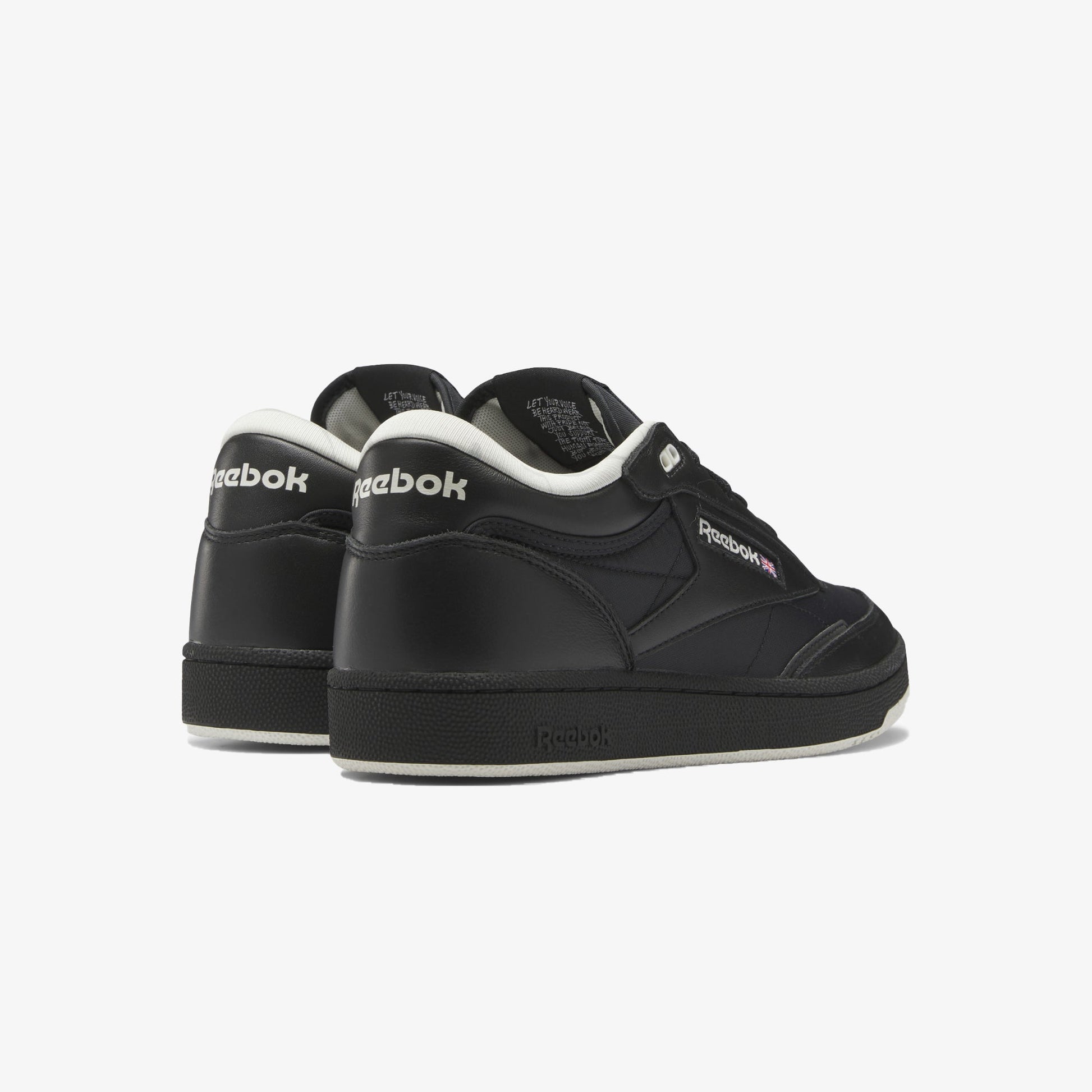 Reebok | CLUB C 85 MID II  { CORE BLACK