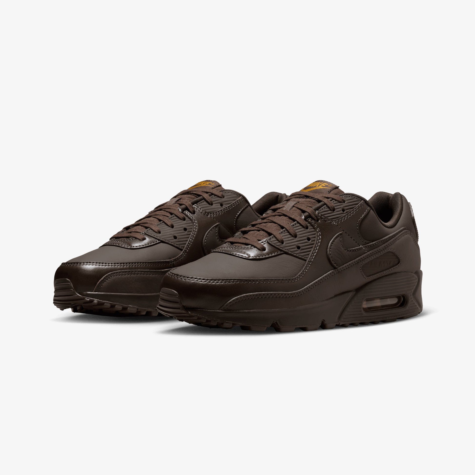 Nike | AIR MAX 90 ESS+ { BAROQUE BROWN/BAROQUE BROWN-DESERT OCHRE