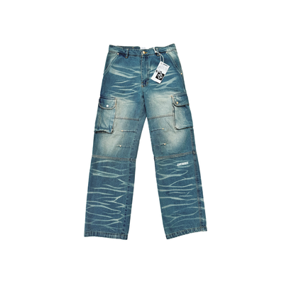 Crackle Cargo-Indigo Tint