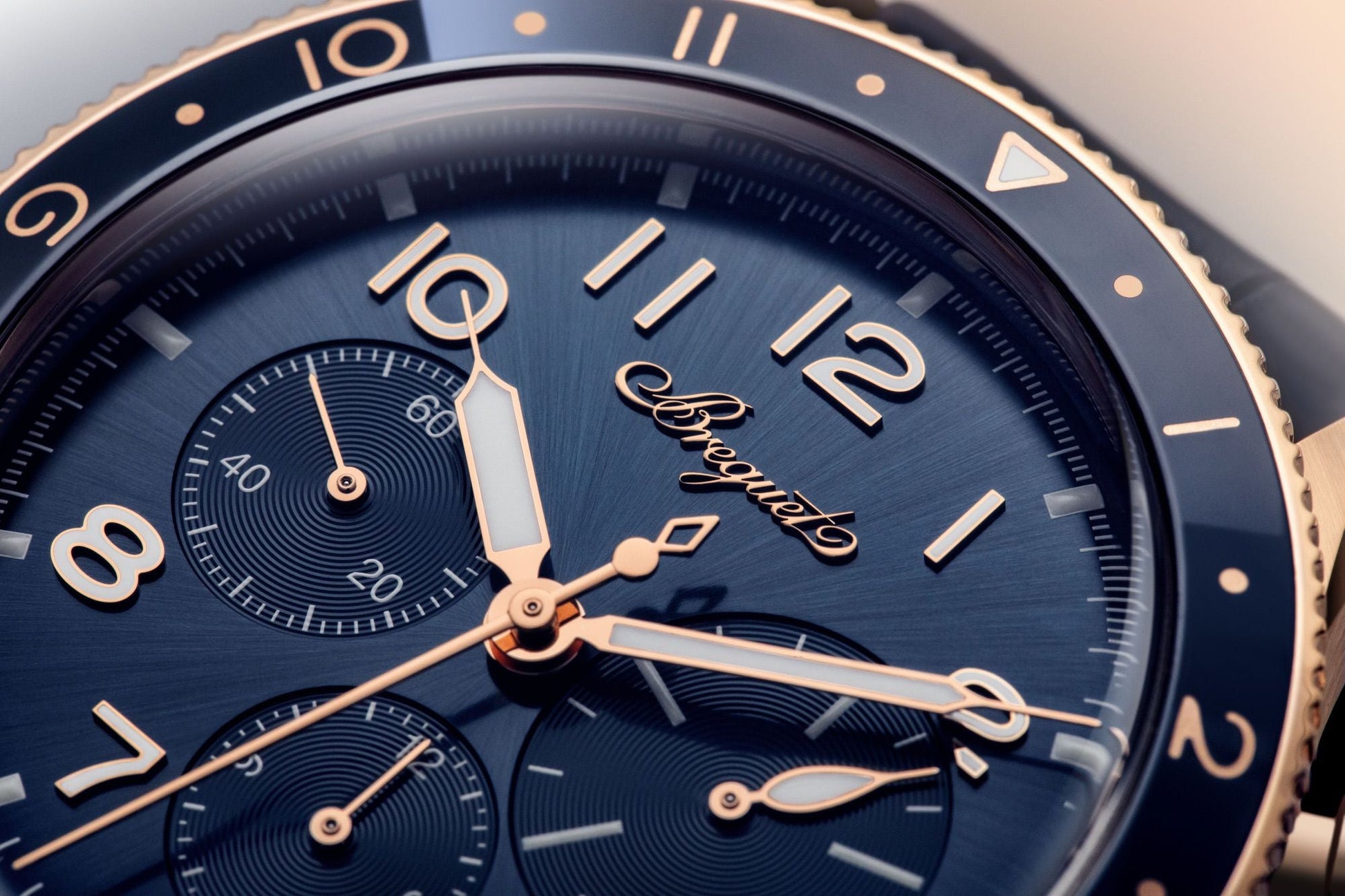 Breguet Type XX Chronograph Men's Blue dial Watch