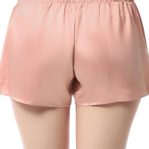 Eternal Bliss Satin Shorts - Mellow Rose