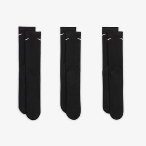 NIKE | EVERYDAY PLUS CUSHIONED { BLACK/WHITE