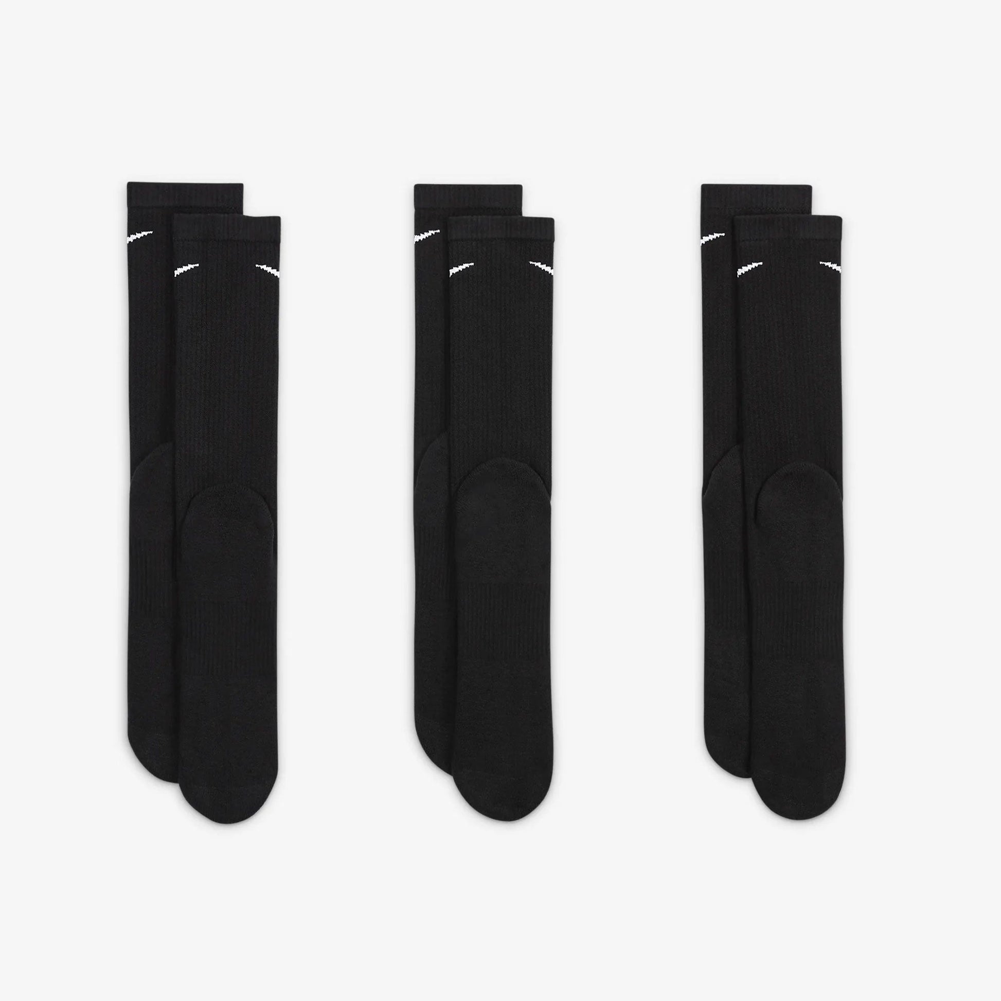 NIKE | EVERYDAY PLUS CUSHIONED { BLACK/WHITE