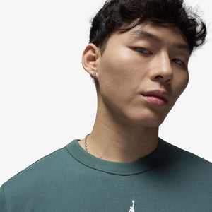 JORDAN | SPORT DRI-FIT SHORT-SLEEVE TOP { OXIDIZED GREEN/WHITE