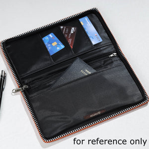 Black - Tribal Hand Embroidered Jute Passport Cover