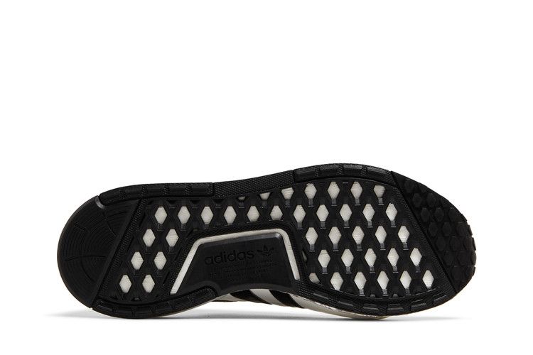 adidas NMD R1 V3 White Black Gold Tartan Trefoil