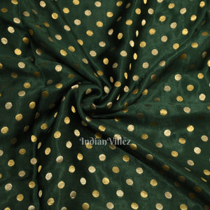 Green Banarasi Silk Saree With Paithani Border and Pallu