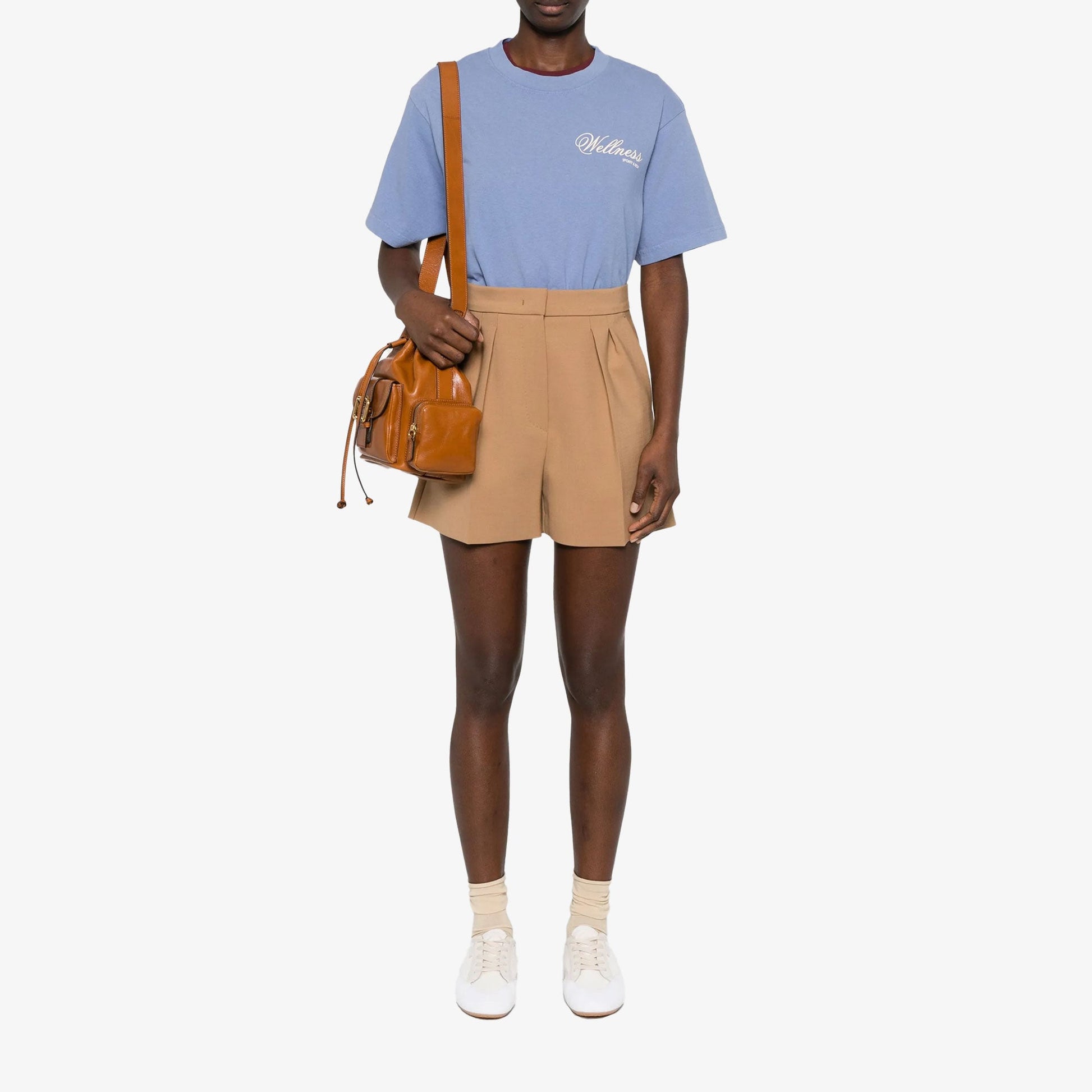 SPORTY & RICH | CARLYLE T-SHIRT { BLUE