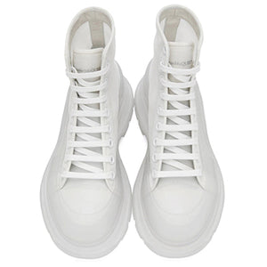 Alexander Mcqueen Tread Slick Boot White White Clear Sole