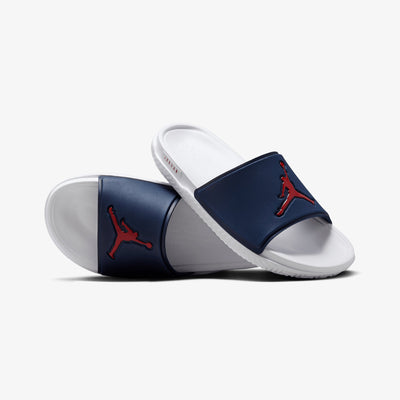 JORDAN | JUMPMAN SLIDES { MIDNIGHT NAVY/GYM RED-WHITE