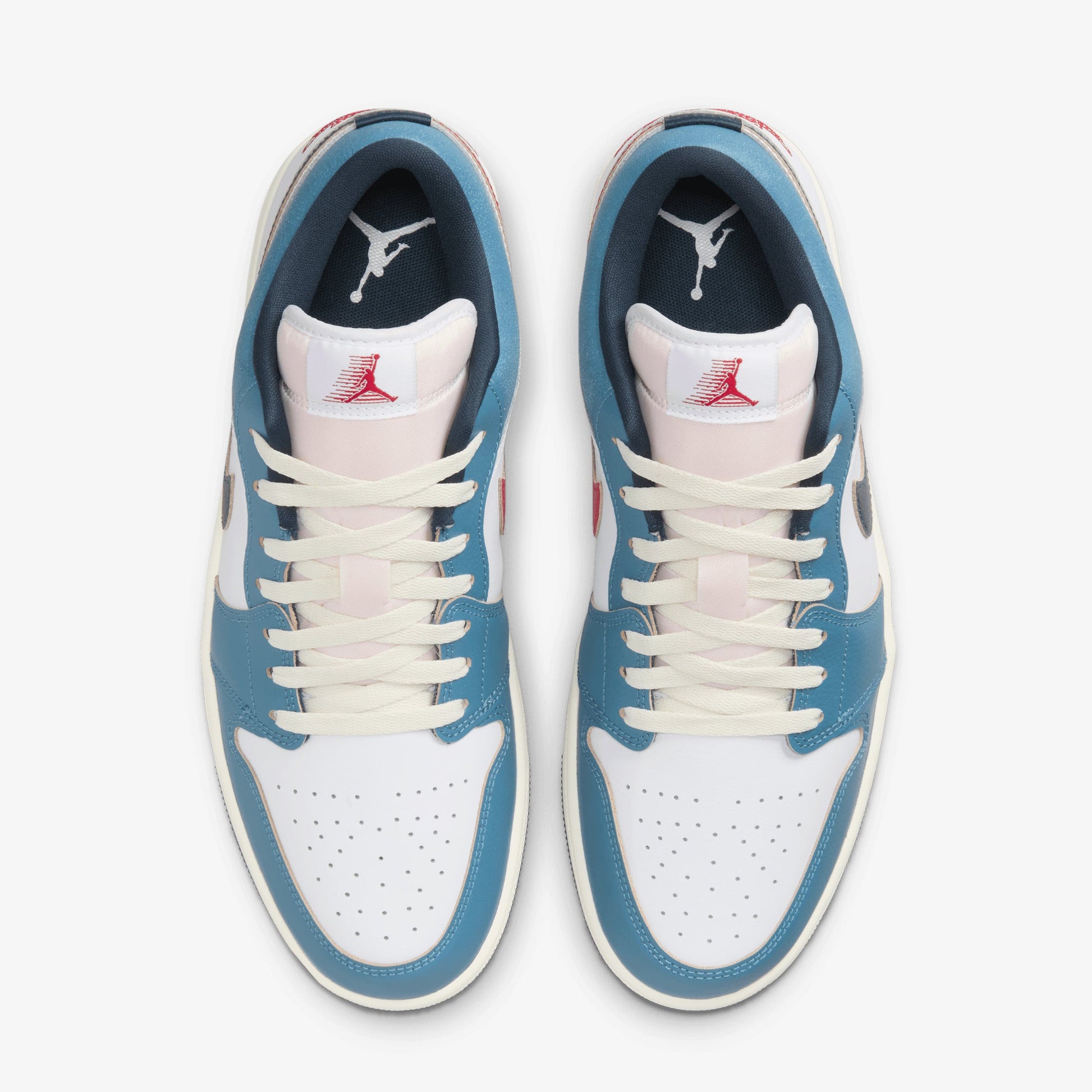 JORDAN | AIR JORDAN 1 LOW SE { WHITE/ARMORY NAVY-AEGEAN STORM