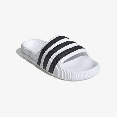 ADIDAS ORIGINALS | ADILETTE 22 SLIDES { WHITE/BLACK