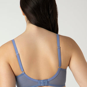 Luxe Support Non-Padded Wired Bra  - Moonlight Blue