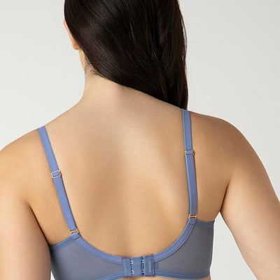 Luxe Support Non-Padded Wired Bra  - Moonlight Blue