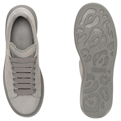 Alexander Mcqueen Oversized Suede Grey