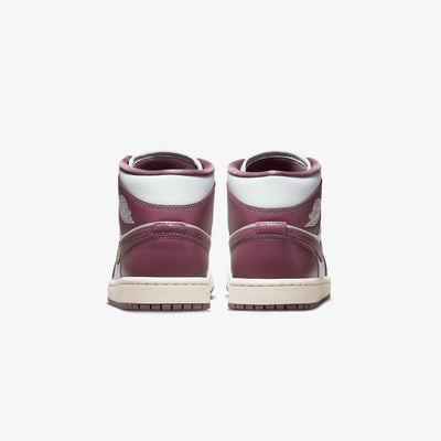 Jordan | AIR JORDAN 1 MID  { PURE PLATINUM/SKY J MAUVE-SAIL
