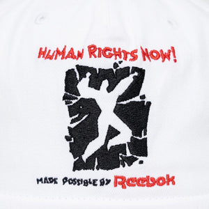 REEBOK | HUMAN RIGHTS NOW CAP { WHITE