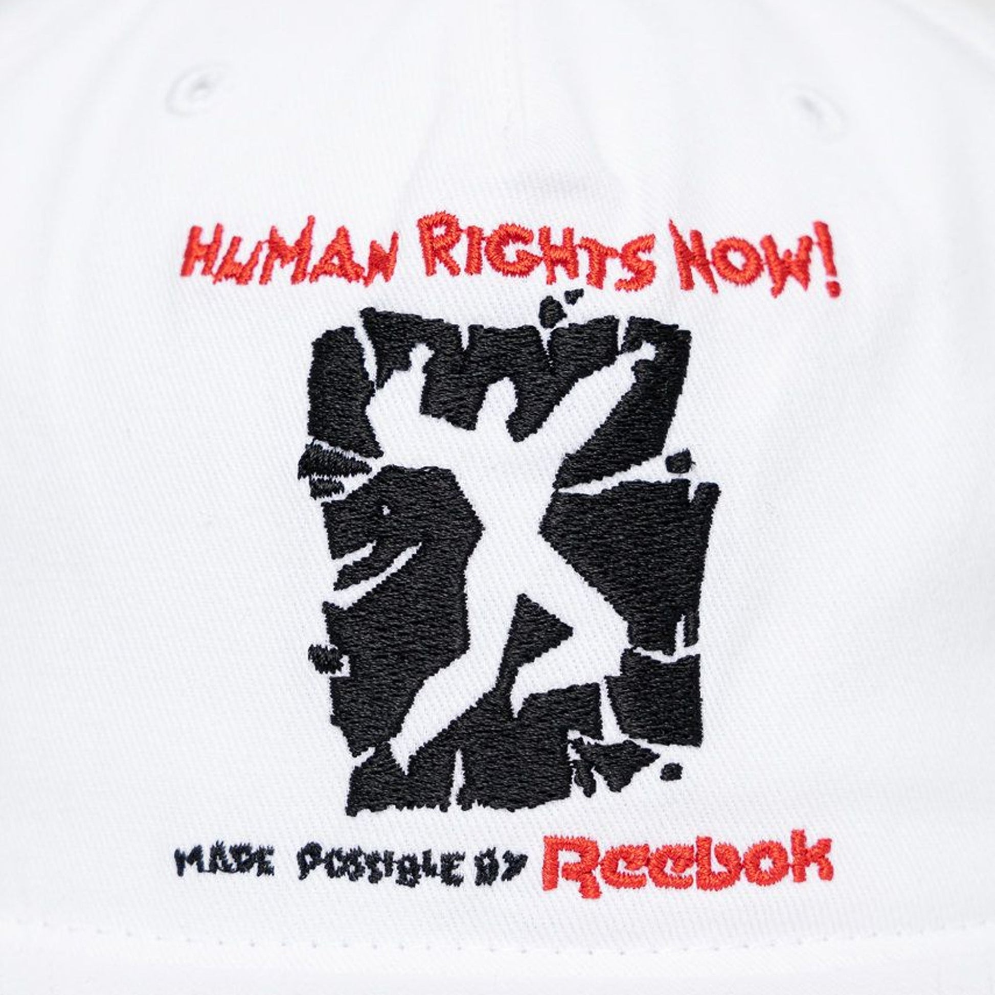 REEBOK | HUMAN RIGHTS NOW CAP { WHITE