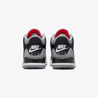 Jordan | AIR JORDAN 3 RETRO { BLACK/FIRE RED-CEMENT GREY-SUMMIT WHITE
