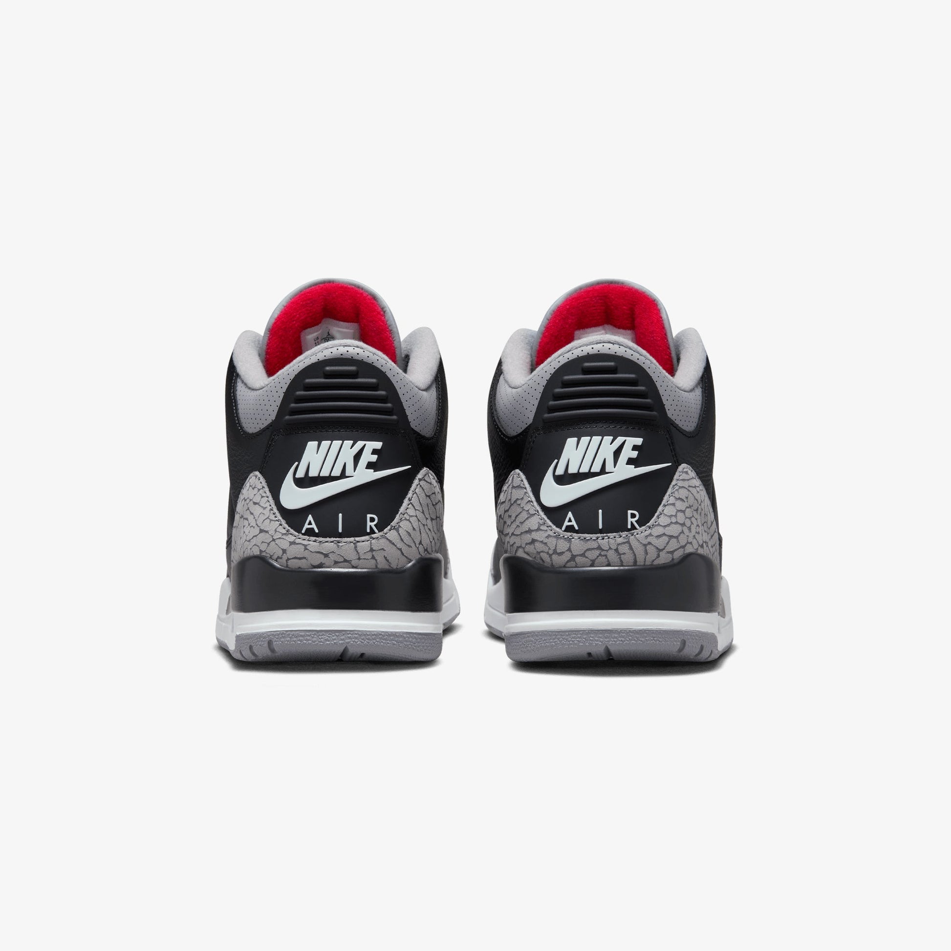 Jordan | AIR JORDAN 3 RETRO { BLACK/FIRE RED-CEMENT GREY-SUMMIT WHITE