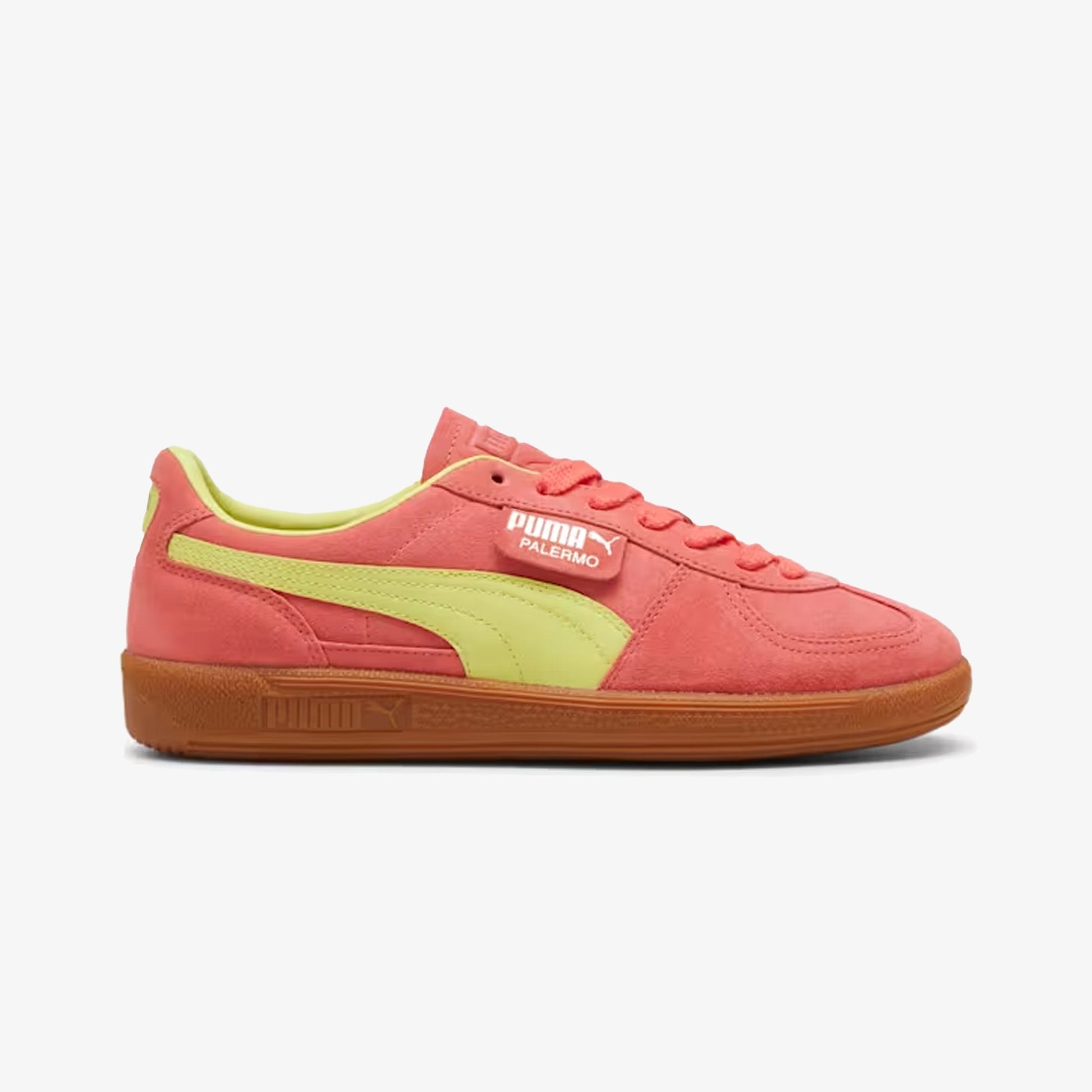 PUMA | PALERMO { SALMON/LIME SHEEN-GUM