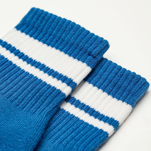 Superkicks | CREW SOCKS  { BLUE