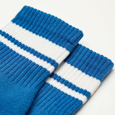 Superkicks | CREW SOCKS  { BLUE