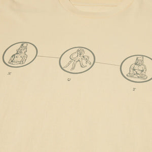 HUF | DIAGRAM DRAWING #1 T-SHIRT  { WHEAT